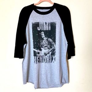 NWOT Ripple Junction Jimi Hendrix Raglan tee size XL
